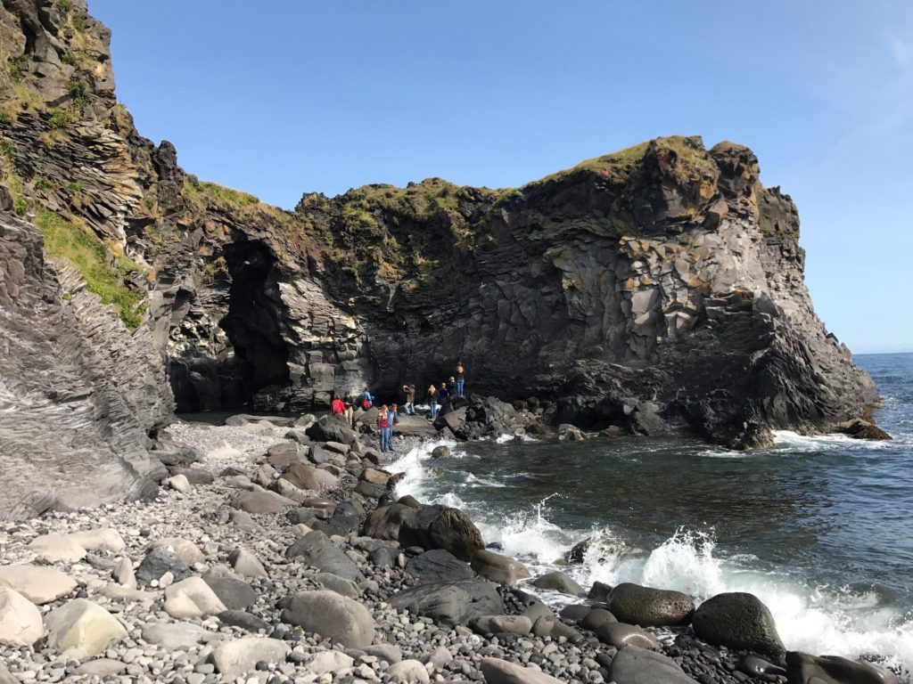 Caves at Hellnar