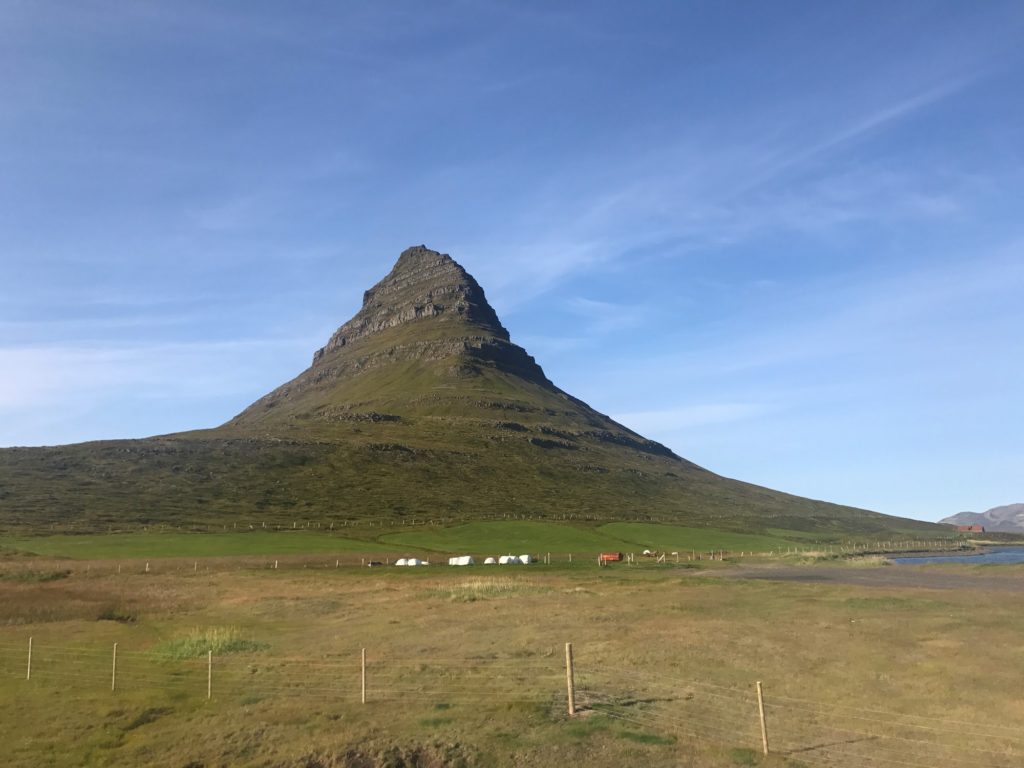 Kirkjufell from a distance