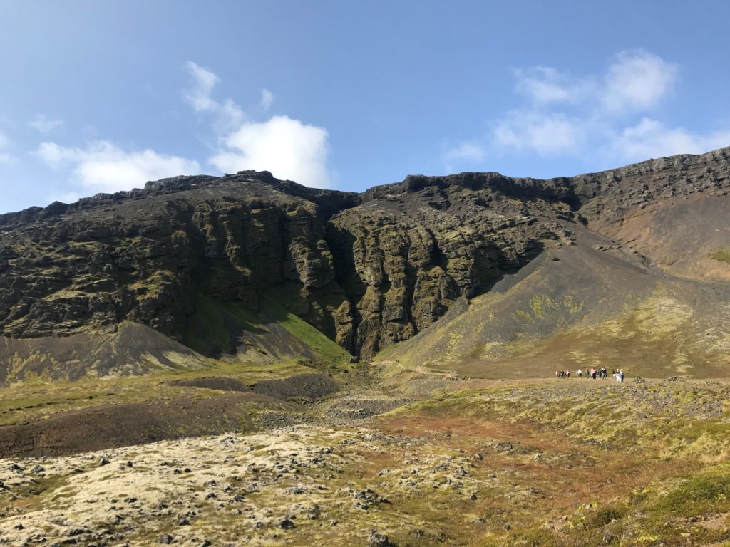 Raudargja from a distance