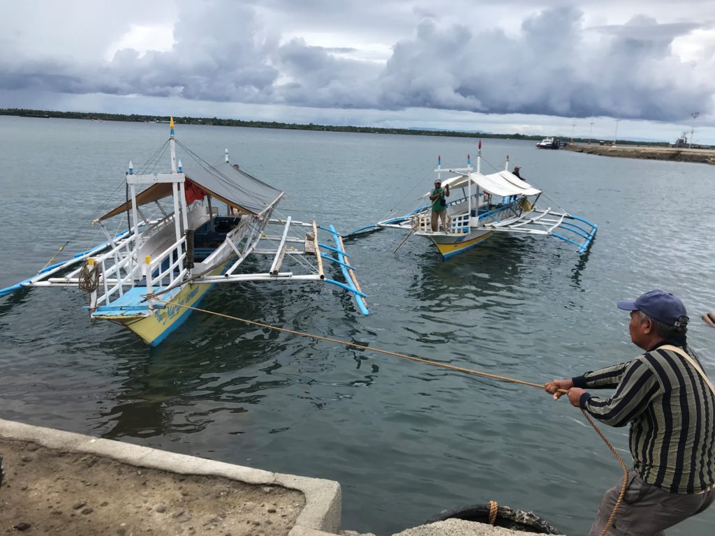 Palm Boat in the Philippines